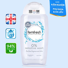 Dung dịch vệ sinh phụ nữ cao cấp cho da nhạy cảm Femfresh Pure & Fresh Wash 250ml