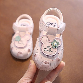 Sandal Bé Gái Đế Mềm Chống Trơn Baotou