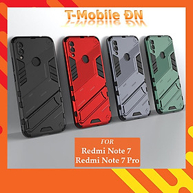 Ốp lưng cho Xiaomi Redmi Note 7 Pro, Ốp chống sốc Iron Man PUNK cao cấp kèm giá đỡ cho Xiaomi Redmi Note 7 - Redmi Note 7 Pro
