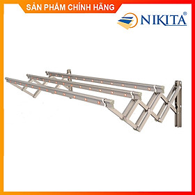 Giàn phơi quần áo xếp gọn - Giàn phơi thông minh gắn tường - Chính hãng NIKITA