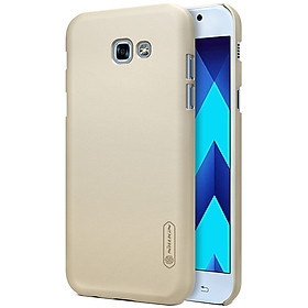 Ốp lưng sần Samsung Galaxy A3 2017 Nillkin (Đính kèm 1 miếng dán màn hình từ tính) (Vàng) - Hàng chính hãng - Vàng
