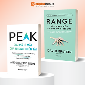 Combo: Range - Sức Mạnh Của Tư Duy Đa Lĩnh Vực + Peak - Alpha Books