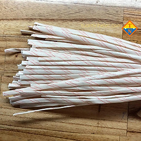 Mua 5 dây gen thủy tinh chịu nhiệt cách điện  màu trắng phi 3mm/4mm/5mm/6mm/8mm/10mm