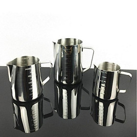 Mua Ca đánh sữa inox (có vạch chia)550ml - 900ml (100% inox 304)