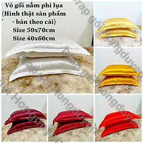 Mua Vỏ áo gối nằm phi bóng (1 cái/chiếc). Áo gối nằm phi bóng. Vỏ gối nằm phi bóng. Vỏ áo gối nằm phi lụa. Áo gối nằm phi lụa. Vỏ gối nằm phi lụa