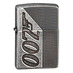 Bật Lửa Zippo 49033 – Zippo Armor James Bond 007 Antique Silver Plate