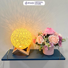 Mua Kệ Treo Tường Gỗ Trang Trí FIVO Mã FB40 Không Cần Khoan Tặng Kèm Đinh 4 Chân Chắc Chắn  Dễ Dàng Treo Bằng 2 Cách Với Móc Inox