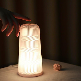 3D Printed Touch Control Night Light Table Bedside Lamp Bedroom Xmas Present