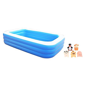 Inflatable Pool  Kiddie Pools for Family, Garden, Outdoor 1.5m