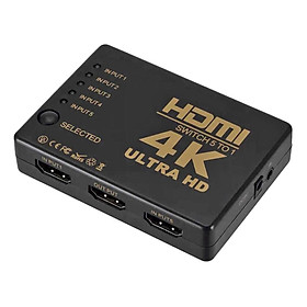 Mua VINETTEAM Bộ chuyển đổi HDMI 4K HD 1080P Bộ chọn cổng 5 cổng với Điều khiển từ xa - Hàng chính hãng