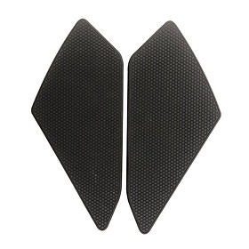 2Pcs Tank Traction Pad Anti Slip Sticker Moto Parts for    Black