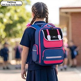 Balo Học Sinh Thời Trang TNBags Smart Pink TN.B3112 - Balo Học Sinh Tiểu Học Cho Bé Gái, Nhẹ, Bền, Nhiều Ngăn Tiện Lợi, Thiết Kế Dễ Thương