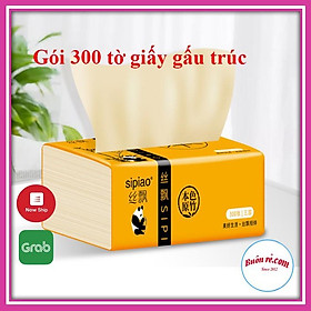 Mua 1 gói giấy gấu trúc Sipiao 300 tờ dai mềm thấm nước tốt 00454