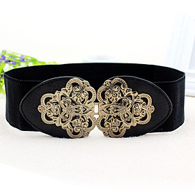 Thắt lưng nữ bản to cá tính chun co giãn dễ sử dụng TTL35