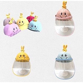 Nón chống dịch em bé - vit smile kèm kính ngăn giọt bắn