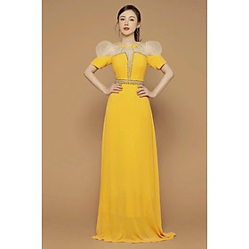 ĐẦM BODY DẠ HỘI ĐÁ PHỐI CHIFFON CAO CẤP