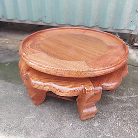 Mua Đế tròn kê lọ hoa - Đôn Kê Bát Hương   Kỷ váy   Đôn gỗ Hương nhiều kích cỡ