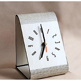 Đồng hồ gỗ trang trí để bàn văn phòng