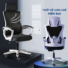 Ghế xoay văn phòng công thái học ergonomic có ngả lưng Premium 02, ghế xoay Gaming cao cấp nhập khẩu