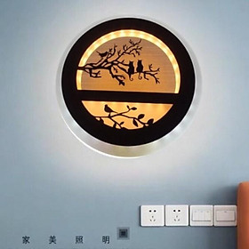 Đèn tường LED Cafe C8 3 chế độ màu ánh sáng họa tiết độc đáo