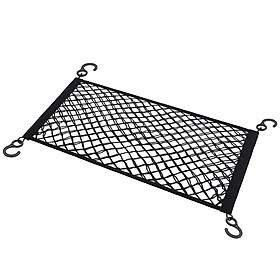 Cart Cargo Storage Net Bag with Hooks Pouch Bag for Car Pickup Trucks Travel