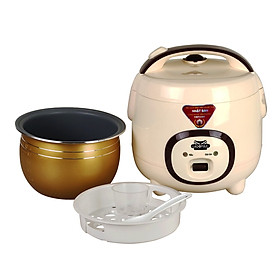 Mua Nồi cơm điện mini 0.8L Ladomax HA-7608 dùng cho sinh viên và gia đình nhỏ  có xửng hấp - Hàng chính hãng