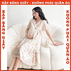 Rập giấy may đầm bầu BA38 - bản vẽ