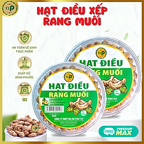 HẠT ĐIỀU RANG MUỐI XẾP HOA TÂN LỘC PHÁT COMBO  1KG - MỖI HỘP 500G