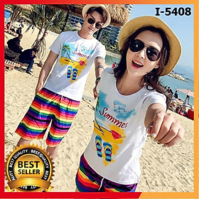 I5408 Aó Thun Gia Đình , Tình Nhân Dễ Thương