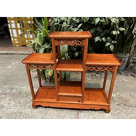 Mua Kệ Tam cấp  Tam sơn thùng gỗ hường trang trí phòng khách