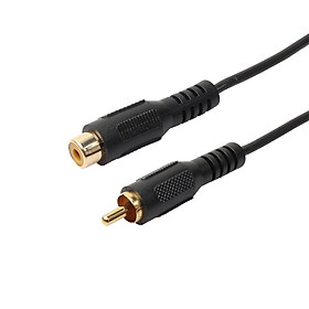 6ft/1.8m RCA Phono Extension Cable Male to Female   Audio Adapter