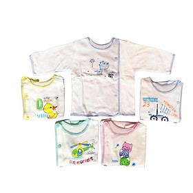 Combo 5 áo sơ sinh cao cấp cho bé