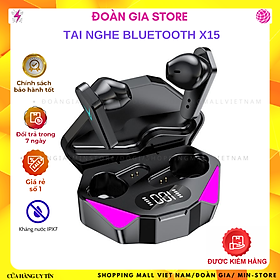 Mua Tai nghe không dây gaming X15 TWS công nghệ Bluetooth 5.0 cảm biến chạm  không có độ trễ  thiết kế thể thao ( Chip Jerry 6976D5)