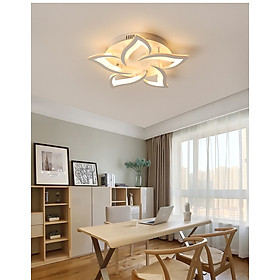 Mua Đèn Mâm Ốp trần Hiện đại Hoa Sứ 2038 với 2 kiểu dáng  Led 3 Chế độ màu và Điều khiển thông minh từ xa