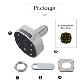 Sturdy  Lock Office Drawer Digital Lock Cabinets Lock 20mm