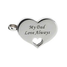 my  always Heart Cremation Urn Keepsake Ash Holder Pendant Necklace