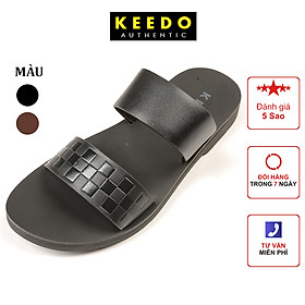 Dép 2 quai ngang nam cao cấp KEEDO TNG-50825