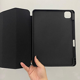 Bao da iPad Pro 11 inch (2018/2020/2021/2022) Full Silicon, khay đựng bút mặt lưng thoát nhiệt
