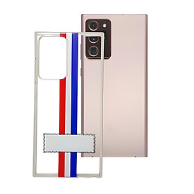 Ốp lưng chống sốc dành cho Samsung Galaxy Note 20 Ultra hiệu Likgus Thom Brow chất liệu cao cấp, thiết kế thời trang họa tiết 3 sọc màu) - hàng nhập khẩu