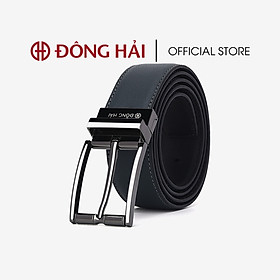 Nịt nam Đông Hải da bò cao cấp thiết kế đầu khóa xoay sử dụng 2 mặt - PU03