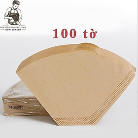 Mua Giấy Lọc Cà Phê V60 Loại 100 Tờ Hình U