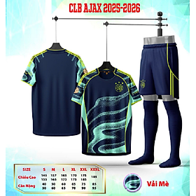 Bộ Quần Áo Bóng Đá Người Lớn - Ajax ( Vải Mè )