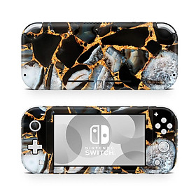 Mua Skin decal dán Nintendo Switch Lite mẫu vân đá đen (dễ dán  đã cắt sẵn)