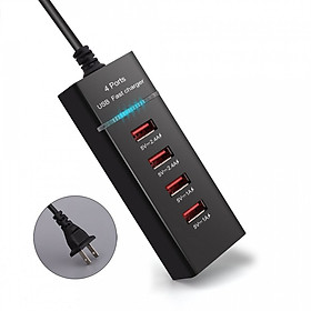 Ổ Cắm Sạc Nhanh 4 Cổng USB