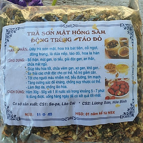 1kg Trà sơn mật hồng sâm ĐÔNG TRÙNG TÁO ĐỎ giải độc mát gan đẹp da giảm cân