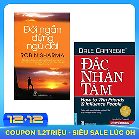 Combo 2 Cuốn Sách Kỹ Năng Thay Đổi Cuộc Đời Bạn: Đắc Nhân Tâm (Khổ Lớn) + Đời Ngắn Đừng Ngủ Dài (Tái Bản) / Top Những Cuốn Sách Kỹ Năng Sống Hay Nhất