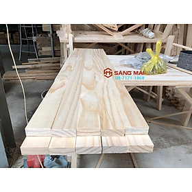 Mua - Thanh gỗ thông 2cm x 5cm x dài 1m2 + láng mịn 4 mặt