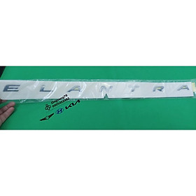 Tem logo chữ "Elantra" dán đuôi xe Hyundai Elantra Sport - chính hãng phân phối