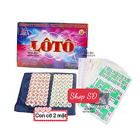 Bộ Đồ Chơi Cờ Lô Tô Bingo Lotto Việt Nhựa Cao cấp - cờ giải trí chơi vui