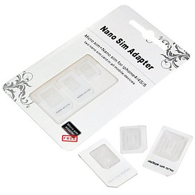 Bộ chuyển đổi nano sim Noosy Tặng kèm que chọc sim – Bộ khay sim đa năng